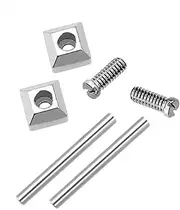 [Richie Strap]16mm Watch Accessories Silver Screws Tubes For Fit Cartier Pasha Strap Lug