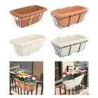 Balcony Railing Planter Flower Pot Home Decor Rail Planter Plant Holder Plant