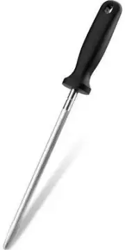 Knife Sharpener Rod for Kitchen Knives 12inch,Whetstone with Hanging Holes and