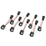8 PCS New Fuel Injector Connector Adapter EV1 to EV6/EV14 USCAR LS1 LS2 LS3 LT1