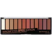 Rimmel London Magnif'Eyes Eyeshadow Palette, 12 Shades, Blendable Formula, Versa