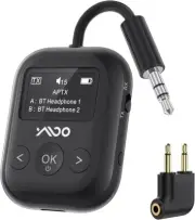 Bluetooth 5.4 Transmitter Receiver for Airpods Airplane TV 2 Wireless Headphones