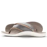 Neat Zori Pewter Slimline Orthotic Thong / Sandal Water Resistant and Comfortable (AUS), 9