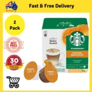 2x Starbucks Caramel Macchiato by NESCAFE Dolce Gusto Coffee Pods, 6 serves
