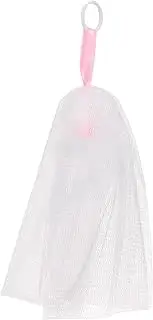 Labymos 10PCS Mesh Soap Bags Bubble Foam Net Foaming Net for Face Washing Exfoliating Mesh Soap Pouch