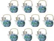 Set of 10, Dark Grape Painting U No. 8 Earthenware Pot, 6.3 x 4.7 inches (16 x 12 cm), 1300cc | Arita Ware Pottery Setomonohonpo