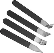 4pcs Clay Sculpture Tools Set Pottery Carving Knives Stainless Steel Hand Tools Professional