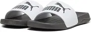 PUMA Unisex Adults' Popcat 20 Slide Sandal, Padded Strap, Flat Heel, Peep Toe, Synthetic Leather, EVA