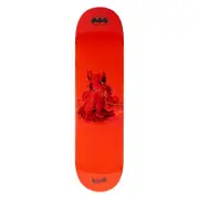 Welcome x Batman Skateboard Deck Knockout on Popsicle Red/Black Dip 8.25"