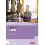 ENGLISH FOR LAW BOOK & 2 AUDIO CDS
