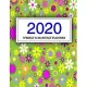 2020 Planner Weekly and Monthly: Jan 1, 2020 to Dec 31, 2020: Weekly & Monthly Planner + Calendar Views - Inspirational Quotes and Navy Floral Cover -