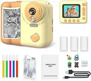 Kids Camera Instant Print, 1080P HD Digital Video Cameras, Portable Camera, Pri Instant Kids That Children's Cameras Camera,
