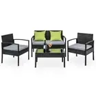 Gardeon Outdoor Furniture Lounge Setting Garden Patio Wicker Sofa Table Chairs
