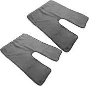 CTIRCHIU 2Pcs Fleece Hair Towels for Women Quick Drying Super Absorbent Bathing Towels for Curly Hair Thickened Microfiber Salon Towels Soft and Comfortable Spa Accessories