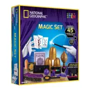 NATIONAL GEOGRAPHIC Magic Kit - 45 Magic Tricks for Kids to Perform with Step...