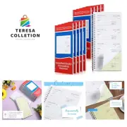 10 Pcs 5-1/4" x 11" Books Money and Rent Receipt Book 2 Part Carbonless Recei...
