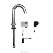Gooseneck Hob Mounted Infrared Sensor Tap. Battery Powered