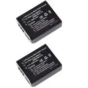 Battery 2Pack For PANASONIC CGA-S007 A CGA-S007E CGR-S007E DMW-BCD10 NEW
