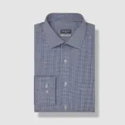 Van Heusen Men's Regular-Fit Blue Wrinkle-Free Dress Shirt Size 15-15.5 32/33