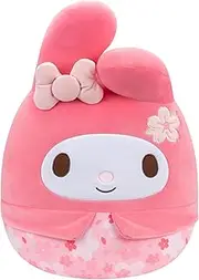 Squishmallows Original Sanrio 14-Inch My Melody Floral Print Plush - Medium-Sized Ultrasoft Official Jazwares Plush