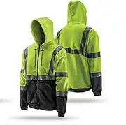 Lift Viz-Pro Hoodie (Hi-Viz/Black)