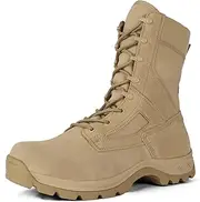 [LUDEY] Lightweight Tactical Military Boots for Men Breathable Army Combat Police Boots for Work Motorcycle