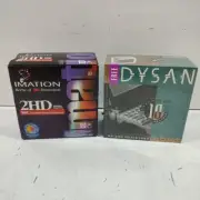 Macintosh Formated 3.5" Floppy Disks NEW (2) 10 Packs 3M And Dysan 1.4 MB Apple