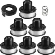RS-136 Black + Decker Weed Eater Bump Auto Feed Spool 20ft 0.065"，8-Pack
