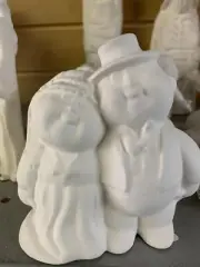 Cabbage Patch Bride & Groom Doll Wedding Couple *Ceramic Bisque Ready to Paint