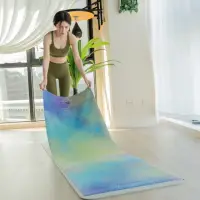 在飛比找momo購物網優惠-【Fun Sport fit】迷幻森林旅行瑜珈鋪巾墊 1mm