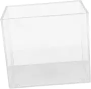 HOMOBABE Multi Function Fish Tank Stylish Plastic Aquarium for Goldfish Turtles and Aquatic Plants for Home Office and Shop Decor Elegant Desktop Decoration