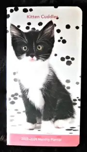 Kitten Cuddles Monthly Planner 2023-2024 BrownTrout Publishers 3-1/2" x 6-1/2"