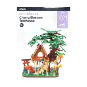 1071 Pieces Mini Blocks Flower Series: Cherry Blossom Treehouse