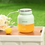 Multi-Purpose Large Capacity Juicing Bottle, Portable Juicer Blender Usb Rechargeable, Portable Juicer Cup, Mini Blender, Ostmars Blender Cup, Portable Blender for Shakes and Smoothies (Green)