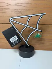 Ashland Halloween Neon Icon 9.5" Light - Spider w/ Web - Brand New w/ Tag