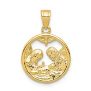 10k Yellow Gold Nativity Charm