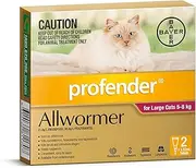 Profender Allwormer for Cat 5-8 kg, Red (Pack of 2)