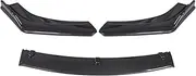 Front Bumper Lip Spoiler Side Splitter Diffuser Cover Body Kit Deflector Compatible for A3 S3 RS3 A4 S4 RS4 2008-2012 Car Accessories(Carbon Fiber Look)