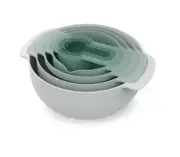 Joseph Joseph Nest 9-Piece Food Preparation & Measuring Set (Sage):- Sage