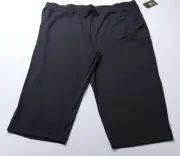 Athletic Works Women's Plus Core Knit Capri Pants MH7 Black Soot Size 3X NWT