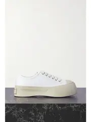 [Marni] Marni - Pablo Leather Platform Sneakers - White - IT38 IT 38 White