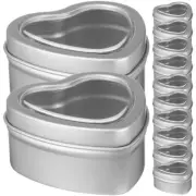 12 Pcs Iron Empty Premium Small Candle Jars Gift Boxes Storage Containers