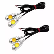 4pcs Motorcycle 6mm Mini Tiny Small Indicators Turn Signals Light Screw Bolts