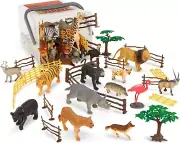 – Small Toy Animals – Animal Playset – Wild Animals – Jungle Animals – Animal Fi