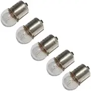 AEspares 5 x 12v 10w Car Van Side Tail Rear Lights Bulbs Clear Back Ba15s