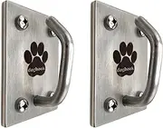 Canine Hitch- Secure Dog Leash Parking Mounted Indoor – Outdoor Wall Hook - Tie Out Stainless Steel Practical Lead Management for Home & Business, Ultimate Strength 2 Pack
