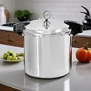 KILOGORGE 24 qt Pressure Canner,Canning Pressure Cooker with Gauge,14.5PSI,Large Capacity Aluminum Pressure Canners for Compatibility Gas and Induction Cooktops