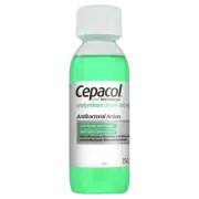 Cepacol Antibacterial Mint Mouthwash 150mL Reduce Dental Plaque Inflamed Gums