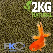 FKC Goldfish, Koi Aqua Aquarium & Pond Floating Fish Food Pellets 1-2mm 2KG