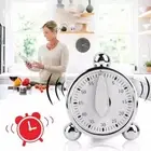 60 Minute Kitchen Mechanical Timer Baking Loud Alarm Cooking W9K2 Reminder> F6B5
